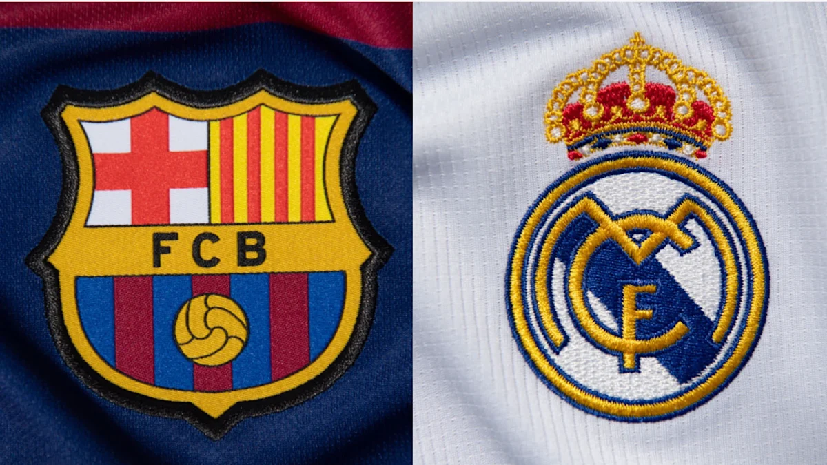 El Clasico Barcelona vs Real Madrid logo temp